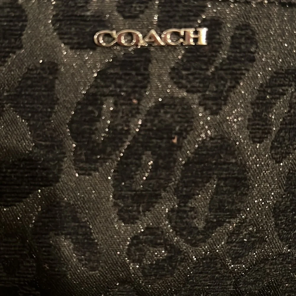 🔹 Coach Sparkly Cheetah Wristlet